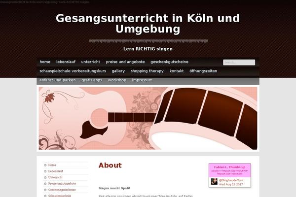 singfreude.com site used Singfreude