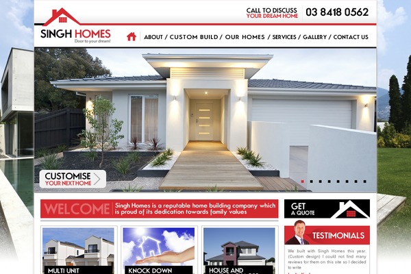 singh-homes theme websites examples
