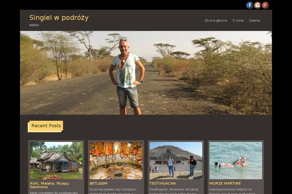 Paraxe theme site design template sample