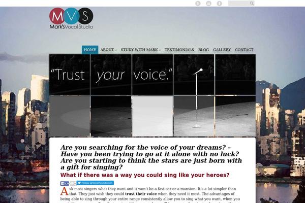 Webzine theme site design template sample
