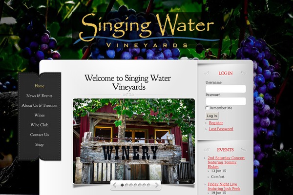 Memoir theme site design template sample