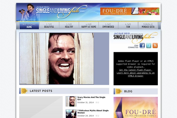 singleandlivingfab.com site used Livingfab
