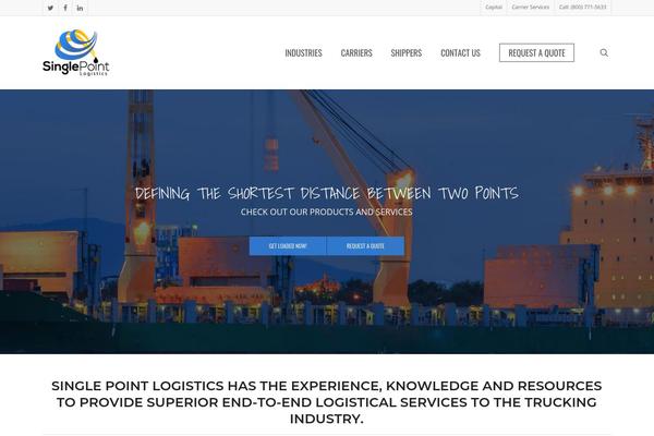 Site using Salient-social plugin