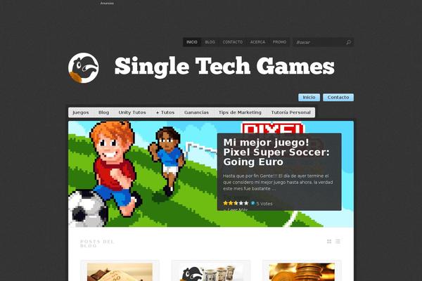 Corner theme site design template sample
