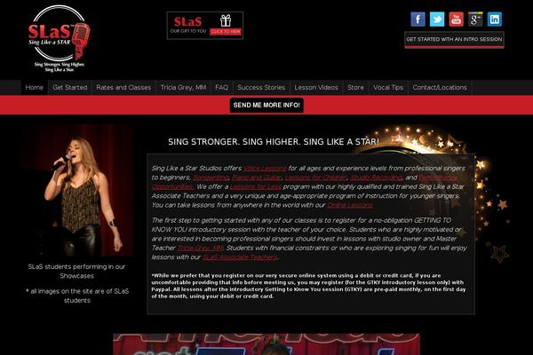 Bones theme site design template sample