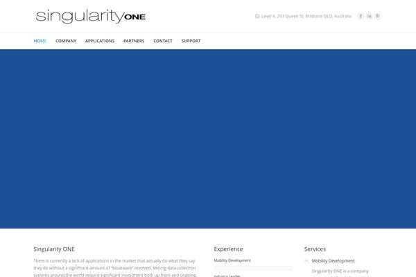 The7 theme site design template sample