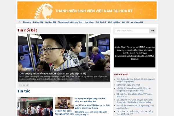 sinhvienusa.org site used Omag