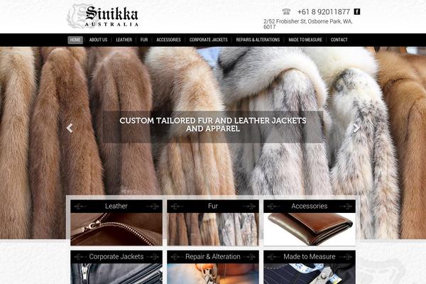 Titan theme site design template sample
