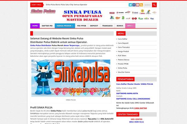 Kasep2 theme site design template sample