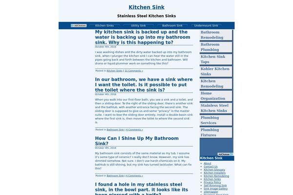 Bl theme site design template sample