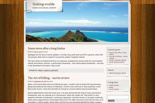 Adventure Journal theme site design template sample