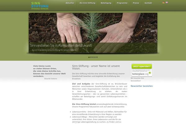 Proton theme site design template sample