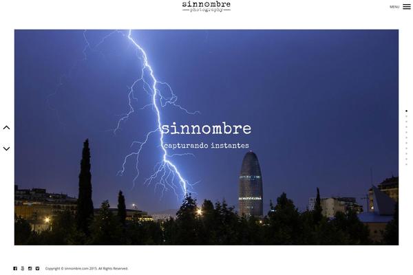 BORDER theme site design template sample