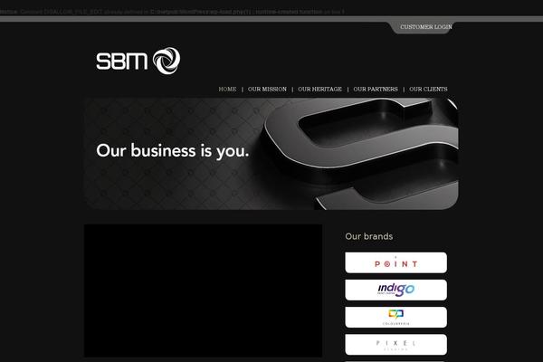 Sbm theme site design template sample