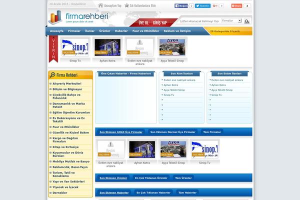 Rehber theme site design template sample