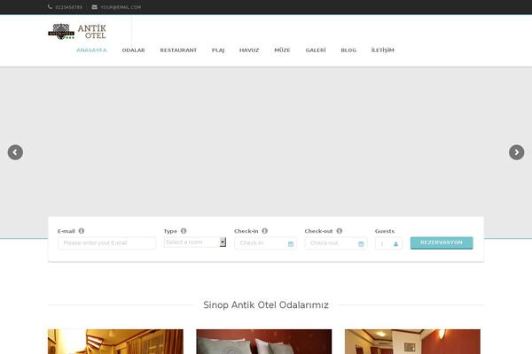 Starhotel theme site design template sample