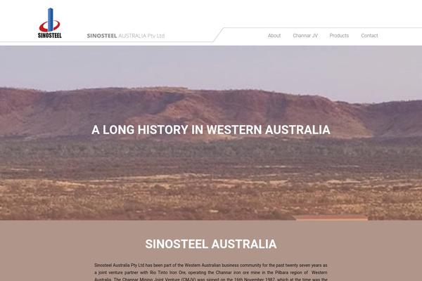 Zephyr theme site design template sample