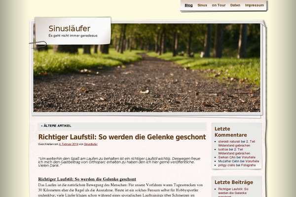 Adventure Journal theme site design template sample