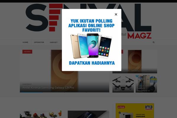 sinyal.co.id site used Wpberita