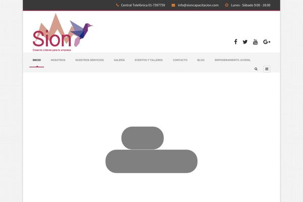 Infinite theme site design template sample