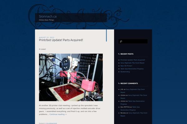Dusk To Dawn theme site design template sample