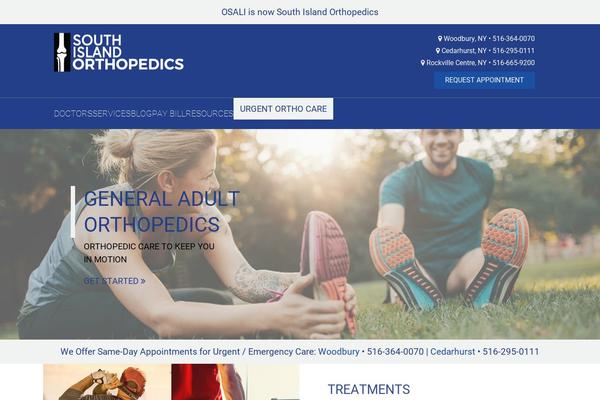 siortho.com site used Thmpltfrmwrk