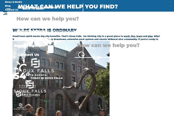 siouxfalls.com site used Sioux-falls