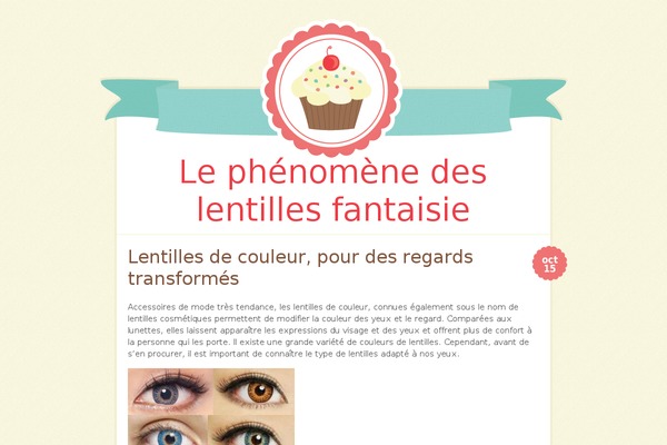 Buttercream theme site design template sample