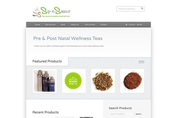 Wootique theme site design template sample