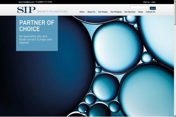 Sip theme site design template sample