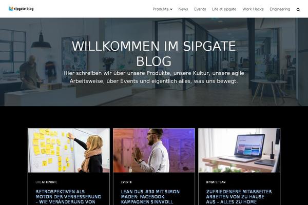 sipgateblog.de site used Sipgatetheme