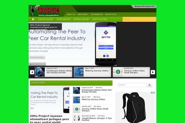 Kapro theme site design template sample