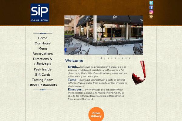 sipwinebarandkitchen.com site used Sip
