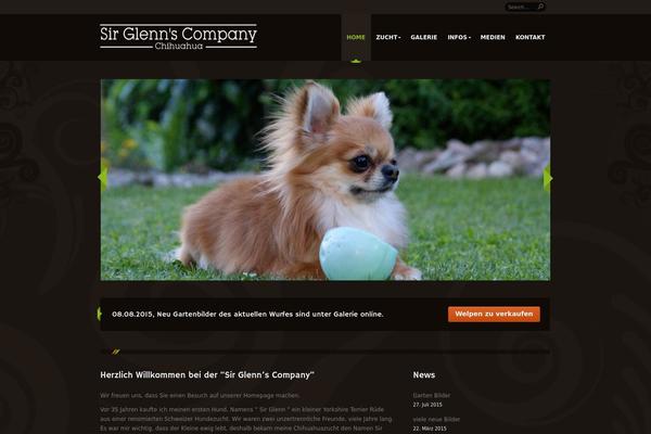 Unicorn theme site design template sample