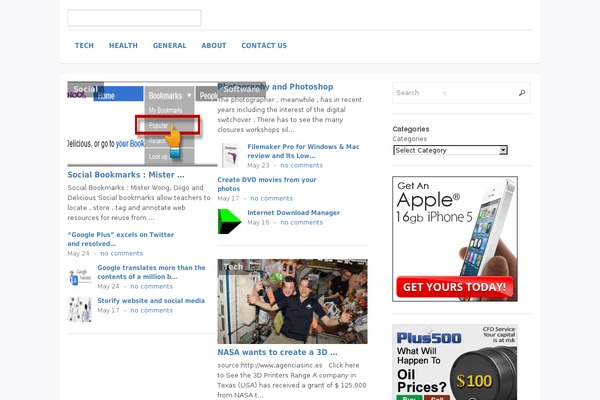 Max Magazine theme site design template sample