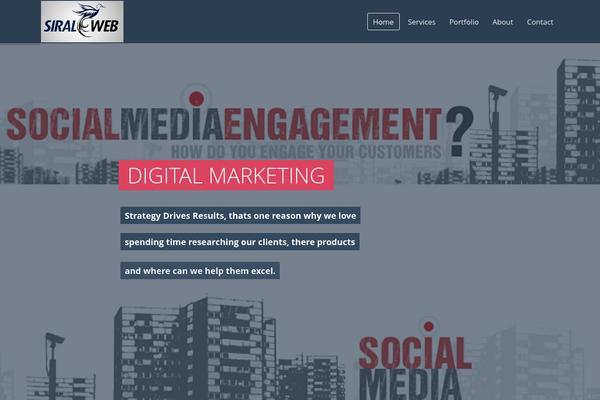 Grata theme site design template sample