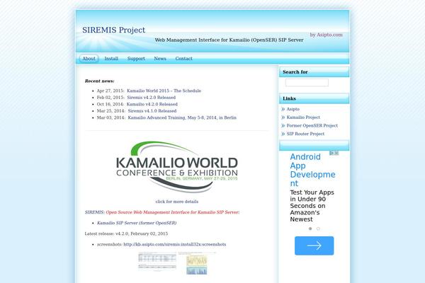 siremis.org site used Blue-clean