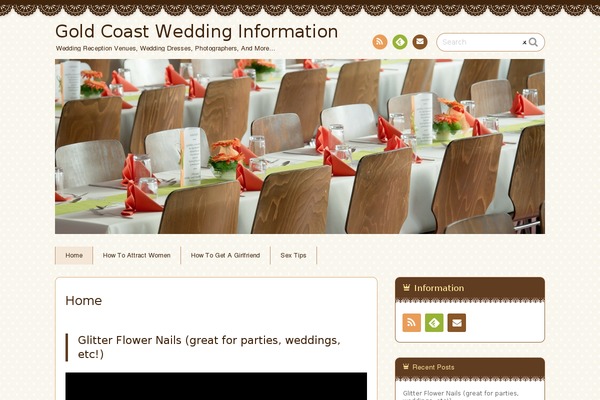 Chocolat theme site design template sample