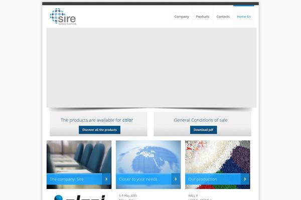 Sire theme site design template sample