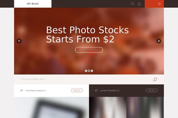 Traveler theme site design template sample