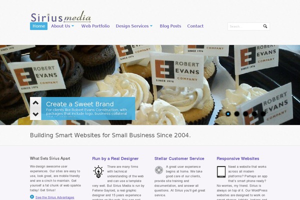 Whitelight theme site design template sample