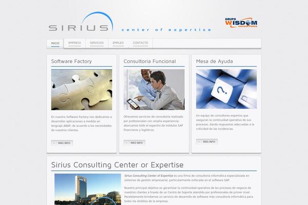 Balance theme site design template sample