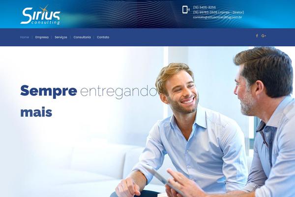 Consultancy theme site design template sample