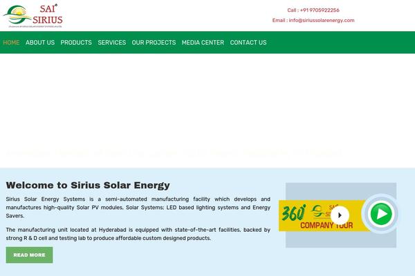 siriussolarenergy.com site used Soleng