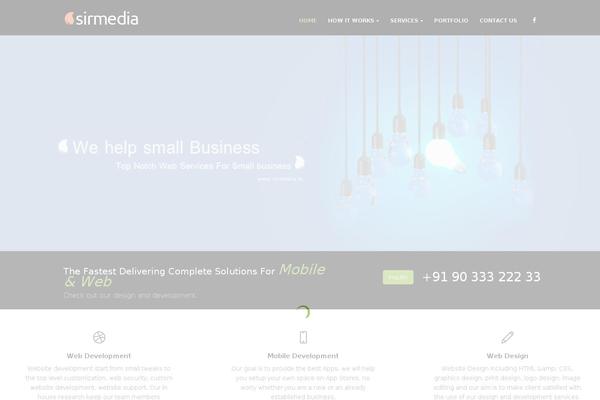 Imedia theme site design template sample
