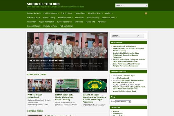 Twenty Fifteen theme site design template sample