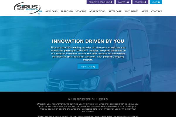 sirusautomotive.co.uk site used Sirus