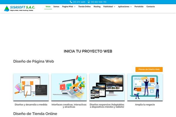 sisasoftsac.com site used Generatepress_hijo