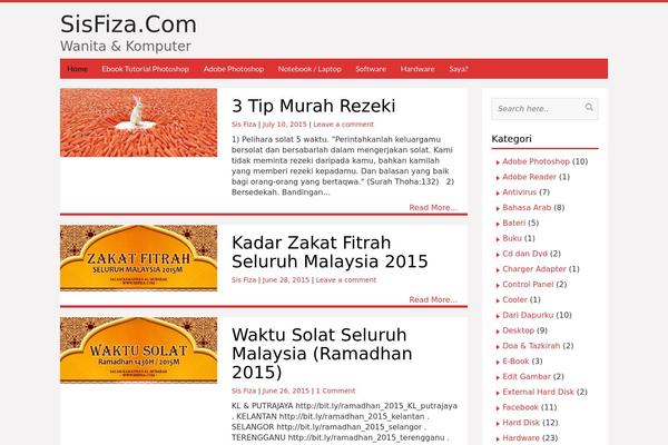 sisfiza.com site used Flatly