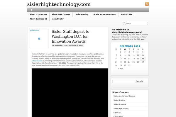 iBlog theme site design template sample